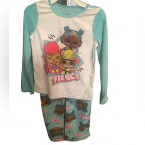 L.O.L. Surprise! Little Girls Top and Pajama, 2-Piece Set Size 8 & 4 NWT